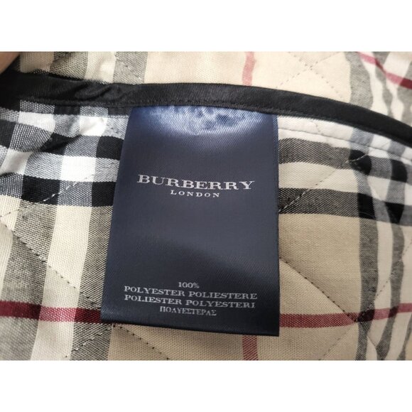 Burberry London Quilted Barn Jacket Nova Check Lining - Picture 11 of 16